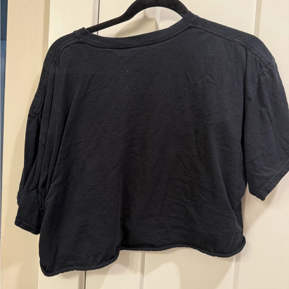 The Rolling Stones Black Crop Graphic Tee - Picture 5 of 6